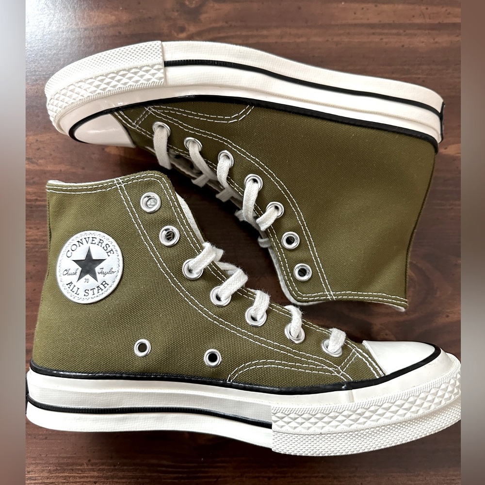 Dark Moss Unisex Converse Vintage Canvas Chuck 70